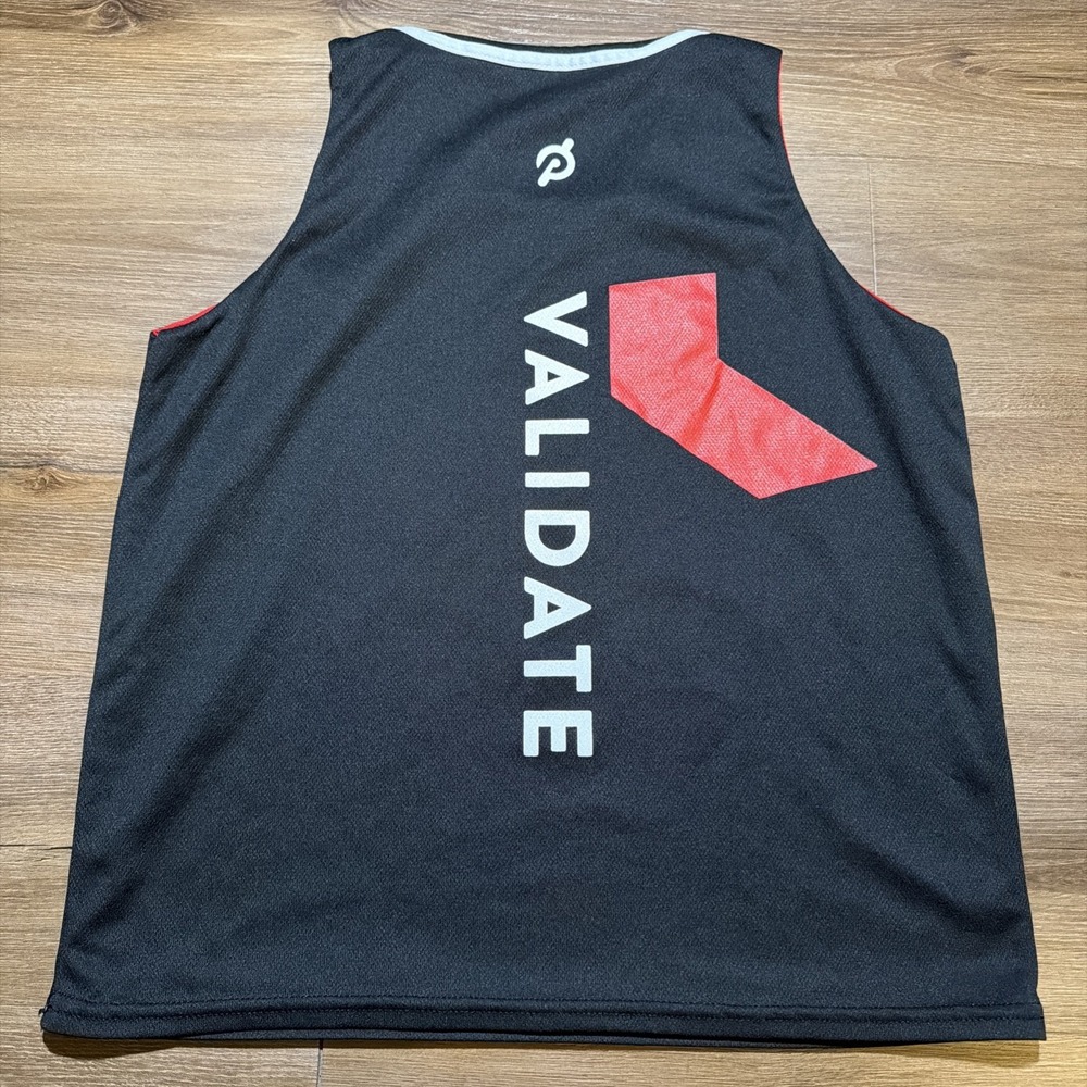 Peloton Alex Toussaint Ride to Greatness Reversible Jersey Shirt SMALL Black Red - Picture 8 of 9